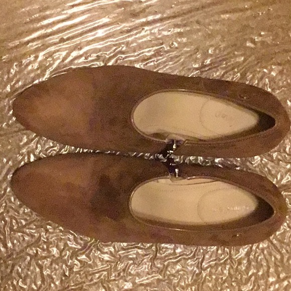 Calvin Klein Brown Suede Booties - Picture 5 of 7